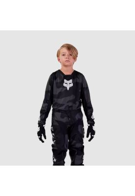 Imagen 2 del producto Polera Moto Niño 180 Bnkr Camo Negro Fox