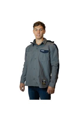 Chaqueta Moto Calle Streetflow Horizon Gris Kmz