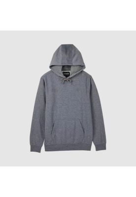 Poleron Lifestyle Canguro Wordmark Gris Fox