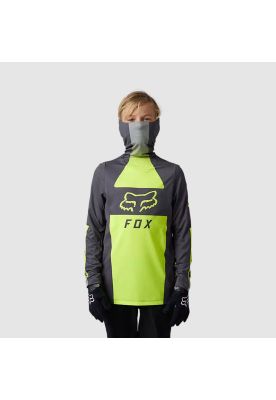 Imagen 2 del producto Polera Moto Niño Ranger Drive Krux SXS Con Cuello Amarillo Fluor Fox