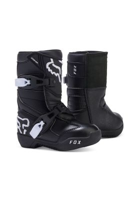 Botas Moto Infantil Comp Negro Fox
