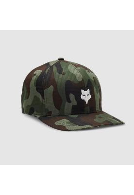 Gorro Jockey Lifestyle Fox Head Tech Flexfit Verde Camo Fox