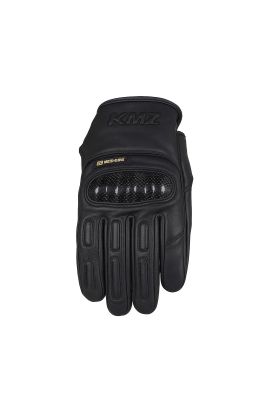 Imagen 2 del producto Guantes Moto Calle Leather II Negro KMZ