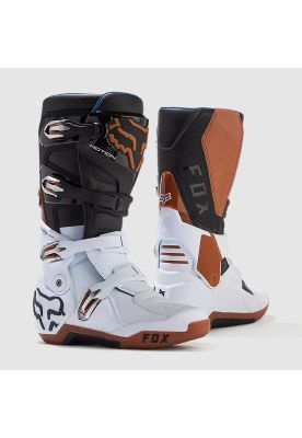 Botas Moto Motion Blanco/Negro/Cafe Fox