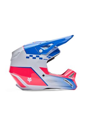 Imagen 1 del producto Casco Moto V1 Collect Azul/Blanco Fox