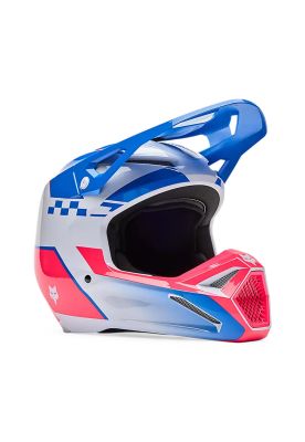 Imagen 2 del producto Casco Moto V1 Collect Azul/Blanco Fox