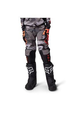 Imagen 1 del producto Pantalon Moto Niño 180 BKNR Camo Gris/Naranjo Fox