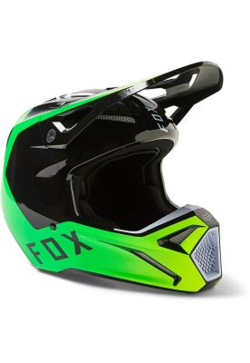 Imagen 1 del producto Casco Moto V1 Dpth Negro/Verde Fox
