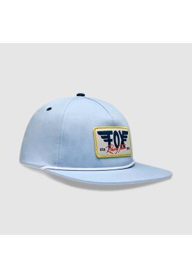 Gorro Jockey Lifestyle Mujer Snapback Logo Alas Azul Fox