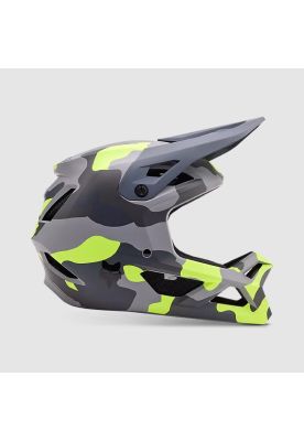 Imagen 2 del producto Casco Bicicleta New Rampage Gris/Amarillo Camo Fox