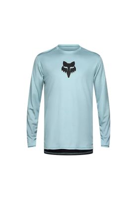 Polera Bicicleta Ranger Head Azul Fox