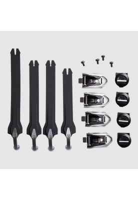 Imagen 2 del producto Repuesto Bota Moto Instinct Strap Kit 22 Negro/Plata Fox