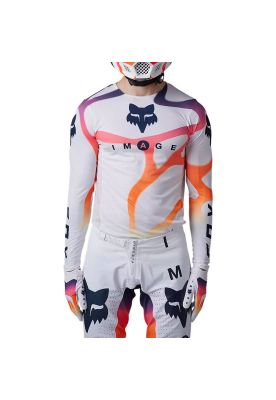 Imagen 2 del producto Polera Moto Flexair Ryvr Edicion Limitada Blanco Fox