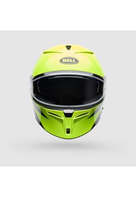 Imagen 2 del producto Casco Moto Calle Lithium Flip Amarillo Bell