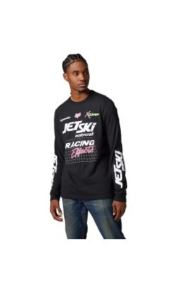 Imagen 2 del producto Polera Lifestyle Manga Larga Kawasaki Wet 'N' Wild Negro Fox