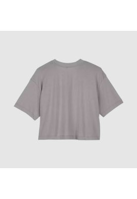 Imagen 2 del producto Polera Lifestyle Mujer Byrd Crop Gris Fox