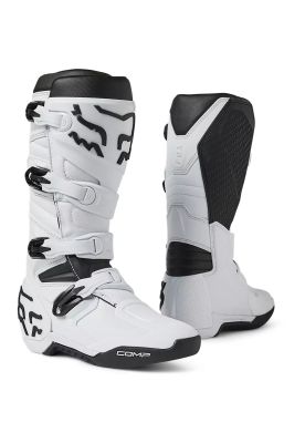 Botas Moto Comp Blanco Fox
