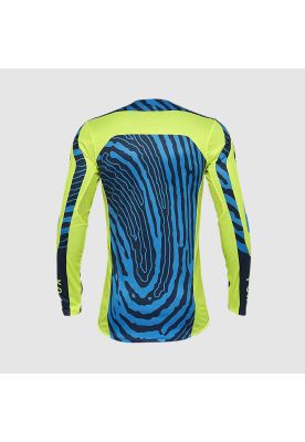 Imagen 2 del producto Polera Moto Flexair Impression Azul/Amarillo Fox
