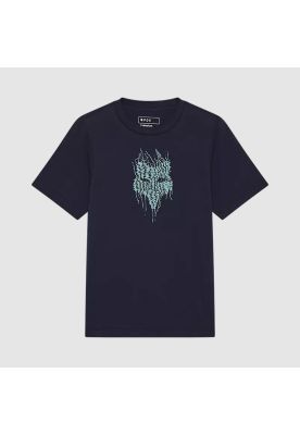 Polera Lifestyle Niño Bark Azul Fox