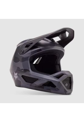 Imagen 2 del producto Casco Bicicleta Niño New Rampage Camo Negro Fox