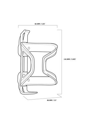 Imagen 2 del producto Porta Caramayola Bicicleta EntradaLateral Negro Blackburn