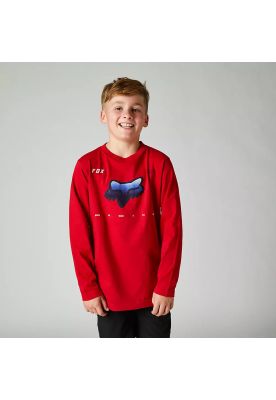 Imagen 1 del producto Polera Lifestyle Niño RKANE Mangla Larga Rojo Fox