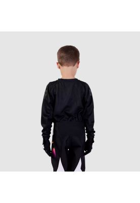 Imagen 2 del producto Polera Moto Infantil 180 Blackout Negro Fox