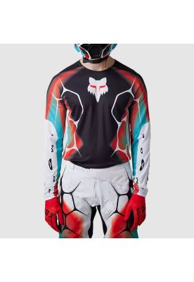 Imagen 2 del producto Polera Moto 360 Syz Negro/Blanco/Rojo Fox