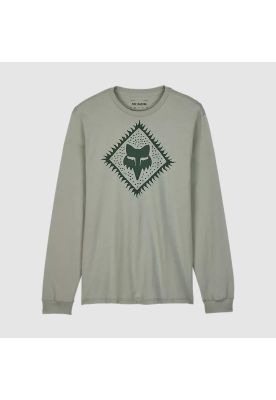 Polera Lifestyle Leo Premium Manga Larga Gris Fox