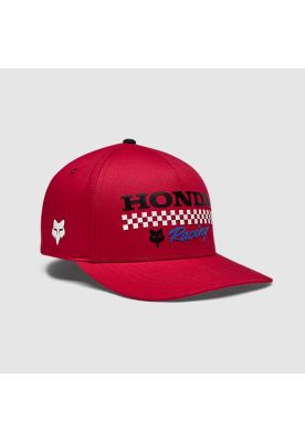 Gorro Jockey Lifestyle Honda Flexfit Rojo Fox