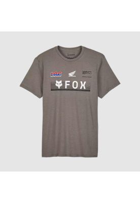 Polera Lifestyle Fox x Honda Gris Fox