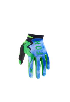 Guantes Moto 180 Atlas Celeste/Verde Fox
