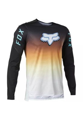 Imagen 2 del producto Polera Bicicleta Manga Larga Flexair Race Spec Negro/Naranjo Fox