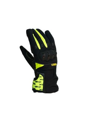 Imagen 1 del producto Guantes Moto Calle Invierno Negro/Amarillo KMZ