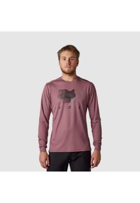 Imagen 2 del producto Polera Bicicleta Ranger Dayto Manga Larga Burdeo Fox