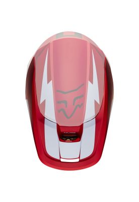 Visera Moto V1 Werd Flm Rojo Fox