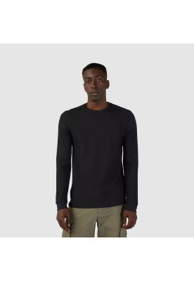 Polera Lifestyle Level Up Thermal Manga Larga Negro Fox