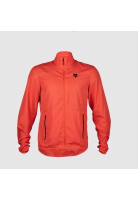 Chaqueta Cortavientos Bicicleta Ranger Naranjo Fox