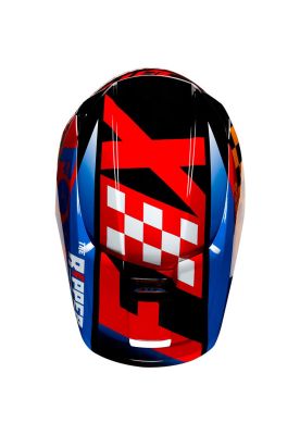 Imagen 2 del producto Visera Moto Niño V1 Czar Negro/Amarillo Fox