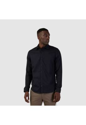Camisa Lifestyle Level Up Woven Negro Fox
