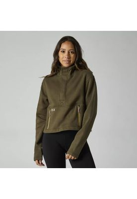 Poleron Lifestyle Mujer Calibrated DWR Verde Fox