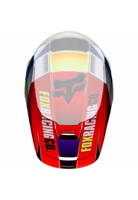 Imagen 2 del producto Visera Moto Niño V1 Yorr Blu/Rojo Fox