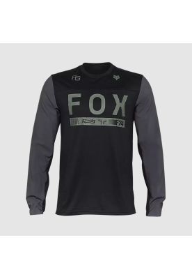 Polera Moto Ranger Off-Road Negro/Gris Fox