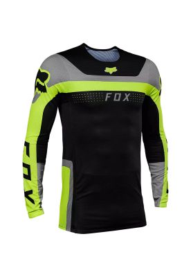 Polera Moto Flexair Efekt Negro/Amarillo/Gris Fox