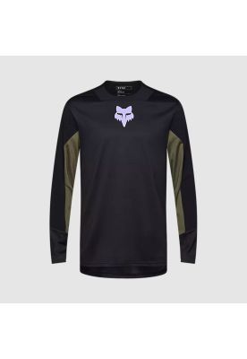 Polera Bicicleta Defend Park Negro Fox