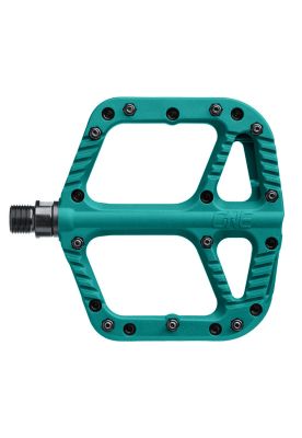 Pedales Bicicleta Flat Resina Celeste One Up