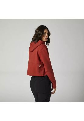 Imagen 2 del producto Poleron Lifestyle Mujer Calibrated DWR Rojo Fox