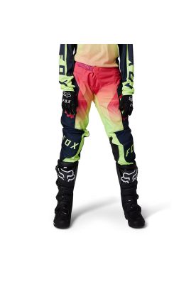 Imagen 2 del producto Pantalon Moto Mujer 180 Leed Rosado/Amarillo Fox