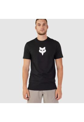 Polera Lifestyle Fox Head Premium Negro/Blanco Fox