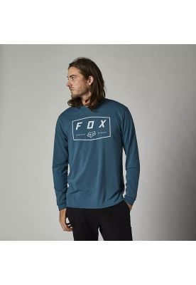 Imagen 2 del producto Polera Lifestyle Manga Larga Badger Azul Fox